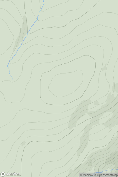 Thumbnail image for Carn Sgulain [Glen Albyn and the Monadh Liath] [NH683058] showing contour plot for surrounding peak